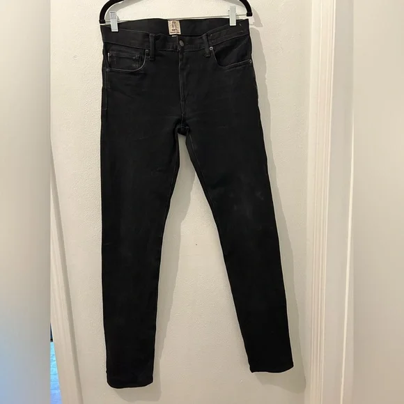 Hiroshi Kato Jeans “The Pen Slim” 14oz Size 31 in Raw Black - Picture 2 of 7